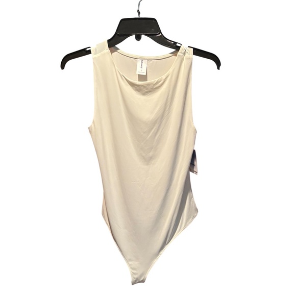 Abound Sleeveless Thong Bodysuit Ivory Medium NWT - Picture 1 of 7